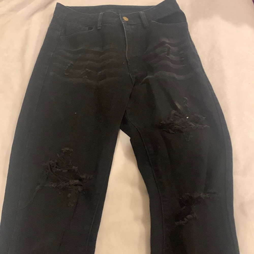 Black Ripped Jeans